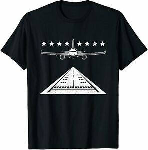 NEW LIMITED Flight Airport Traveling Gift Pilot T-Shirt S-3XL