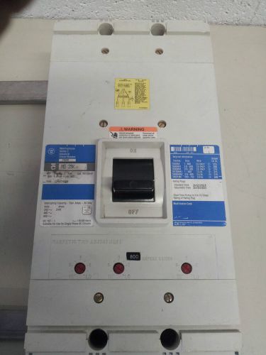 WESTINGHOUSE MDY3800F LIGHTLY USED 3 POLE 240 VOLT 800 AMP W/ 800 AMP TRIP #B12