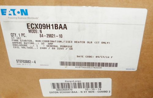 Eaton ECX09H1BAA-N Xt Non-combo 240v, 32a, 24-32a Fxd Heater OLR