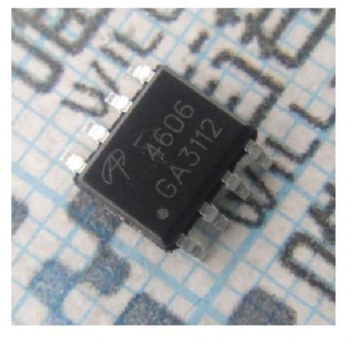 10PCS AO4606 4606 aALPHA SOP-8 MOSFET TRANSISTOR NEW