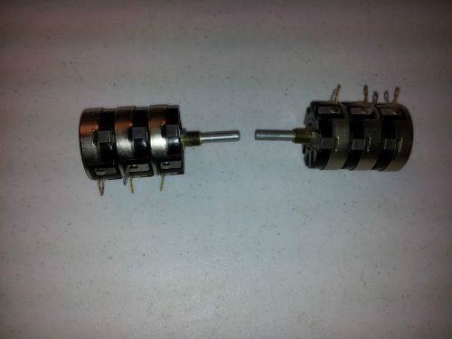 2- Vintage Clarostat Series CIT T-Pad Attenuators Potentiometers ~  TV RADIO