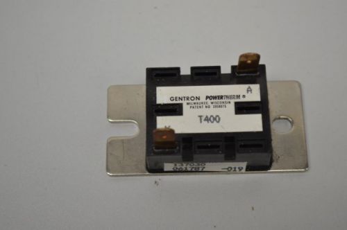 NEW GENTRON T400 BLOCK DIODE A 137030 061787 55-000372-0302 D238008