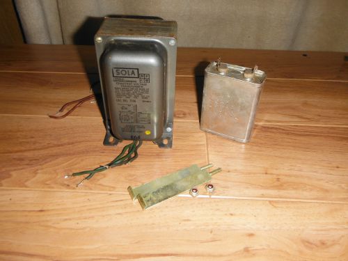 Sola Constant Voltage Transformer 7106 120v input 5v + 6.3v output type cve-3