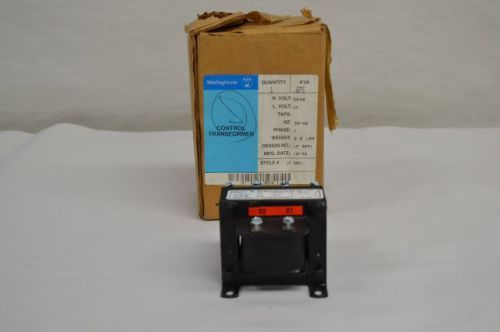 New westinghouse 1f 0891 0.075kva 75va 1ph 230/460v 115v-ac transformer d205393 for sale