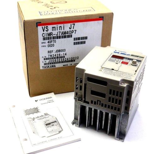 YASKAWA CIMR-J7AM40P7 VS MINI J7 DRIVE 400V 3 PHASE 0.75kW CIMRJ7AM40P7 NIB