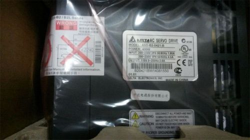 Ecma-c20604ss+asd-b2-0421-b delta 220v 400w 1.27nm 3000rpm servokit dhl freeship for sale