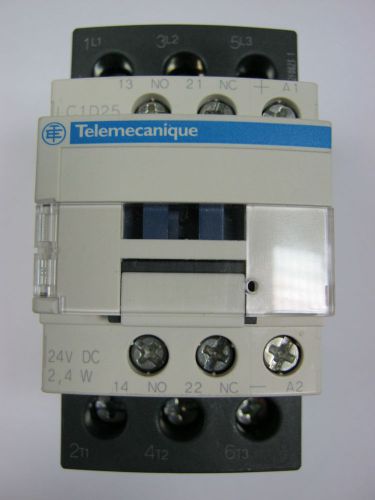 SCHNEIDER ELECTRIC / TELEMECANIQUE  LC1D25BL  CONTACTOR, 11KW, 24VDC &gt;&gt;NEW&lt;&lt;