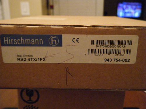 HIRSCHMANN RS2-4TX/1FX RAIL SWITCH