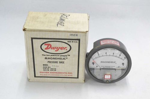 DWYER 2010C MAGNEHELIC PRESSURE 0-10IN-H2O 4-3/4 IN 1/8IN NPT GAUGE B350631