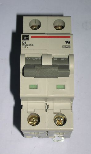 Cutler hammer 5a circuit breaker, wms2d05, box of 6 for sale