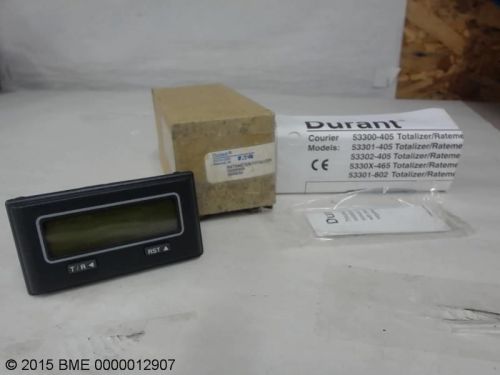 DURANT 53300405, RATEMETER/TOTALIZER