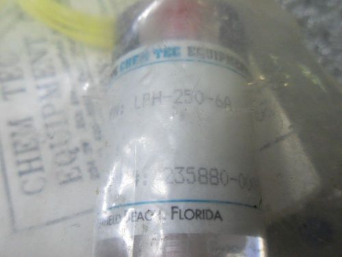 (V31-3) 1 NEW CHEM TEC LPH-250-6A AIR PRESSURE FLOW SWITCH