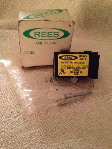 NEW REES HEAVY DUTY CONTACT BLOCK 50701 A NO