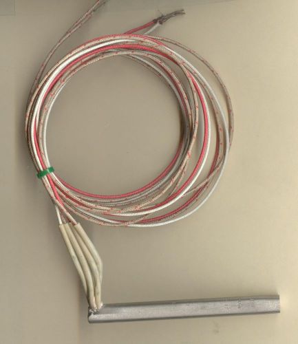 Fast heat cartridge heater 3/8&#034; dia x 3 3/4&#034; long 250w 240v 36&#034; lead &amp; type j tc for sale