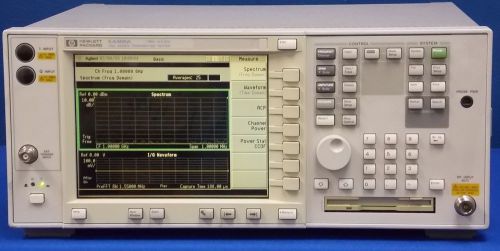 Agilent / HP E4406A  w/ Opt: BAF, VSA Transmitter Tester, 7 MHz - 4 GHz