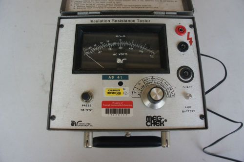 Associated Research Inc Meg-Chek Megohmmeter 2100A