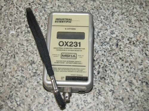 INDUSTRIAL SCIENTIFIC OX231 OXYGEN MONITOR