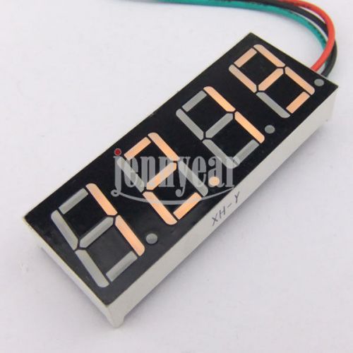 0.56&#034; DC 0-199.9 V Digital Display Volt Meters Pane Yellow LED Batteries Monitor