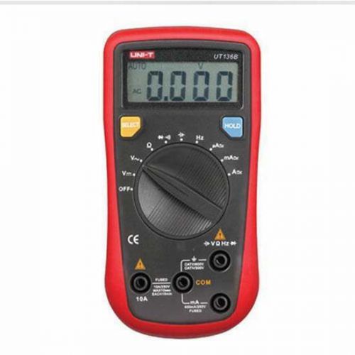 UT136B Auto Range Digital Multimeter AC DC Frequency Resistance Tester METER