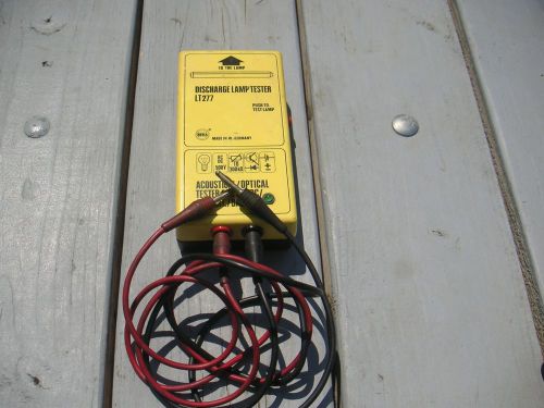 BEHA DISCHARGE LAMP TESTER LT277