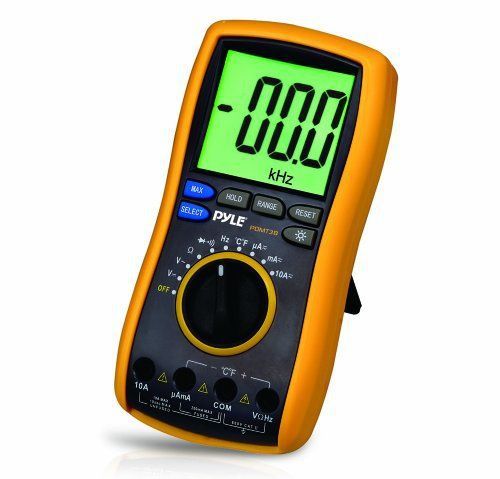 Pyle PDMT38 Digital LCD AC  DC  Volt  Current  Resistance  Range Multimeter with