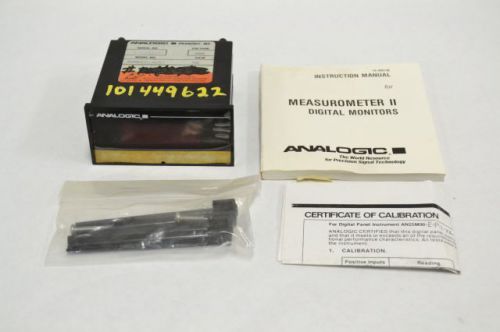 NEW ANALOGIC AN25M00-E-P-1-XX-10-X DIGITAL VOLTAGE DISPLAY METER 110V-AC B239316