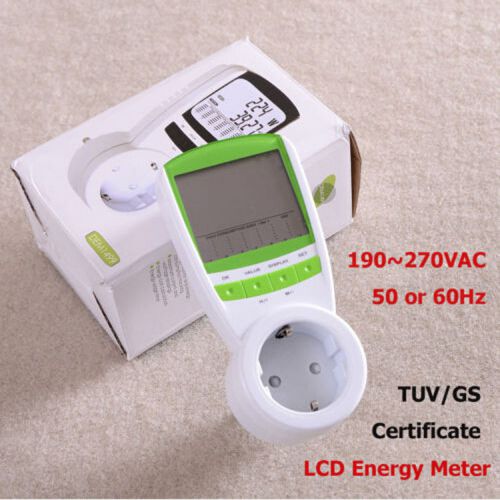 EU Plug Energy Meter measurement power metering socket outlet Wireless