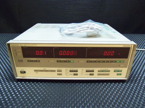 Yokogawa 2533e ac/dc digital power meter w two input modules for sale