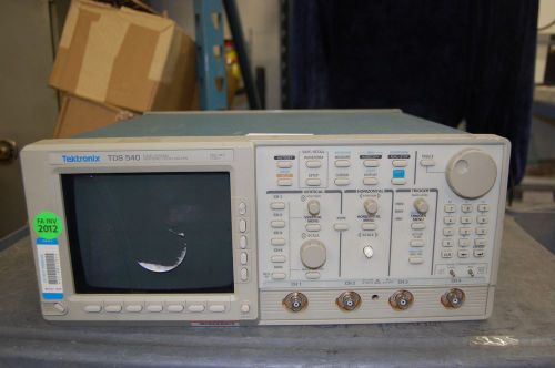 Tektronix TDS 540 TDS540 4 Channel Digitizing Oscilloscope BAD for parts rk20btm