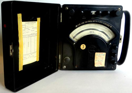 VINTAGE WESTINGHOUSE HIGH FREQ.WATT METER