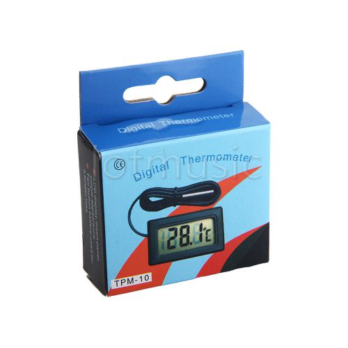 Digital lcd thermometer for terrarium aquarium refrigerator freezer and science for sale