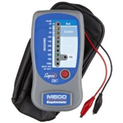 New supco m500 insulation tester megohmmeter for sale