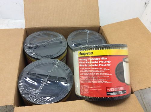 (1) case of four new shop-vac 90304 cartridge filter for sale