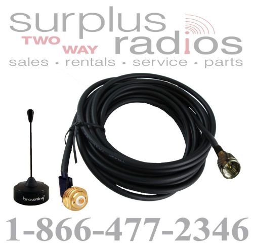 BLACK 800MHZ NMO PRETUNED ANTENNA KIT MOTOROLA XTL5000 GTX800 MCS2000 XPR4580