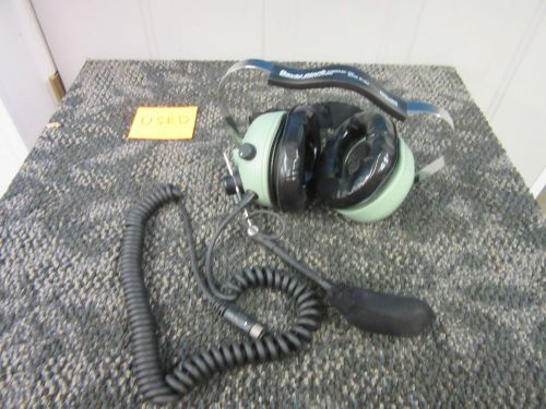 David clark dc headset h9941 40991g-02 for wireless belt station u9910-bsw used for sale