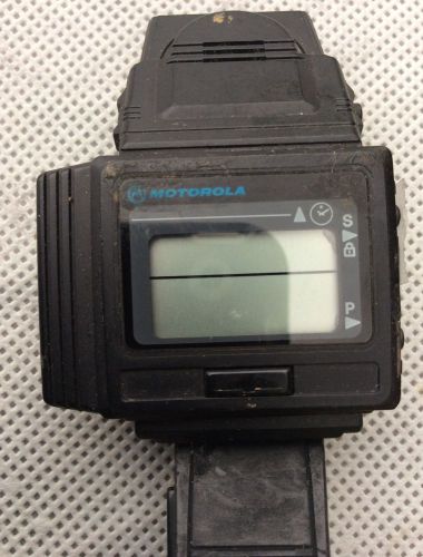 Vintage 1990 MOTOROLA 1st WRIST WATCH PAGER with Service Manual  - COLLECTABLE