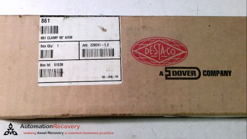 DESTACO 861  PNEUMATIC ACTION CLAMP 3000LB CAPACITY 90 DEGREE ARM, NEW