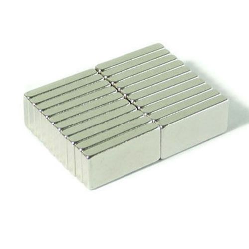 20pcs 25/32&#034; x 3/8&#034; x 1/8&#034; Blocks 20x10x3mm Neodymium Magnets Fridge Craft N35