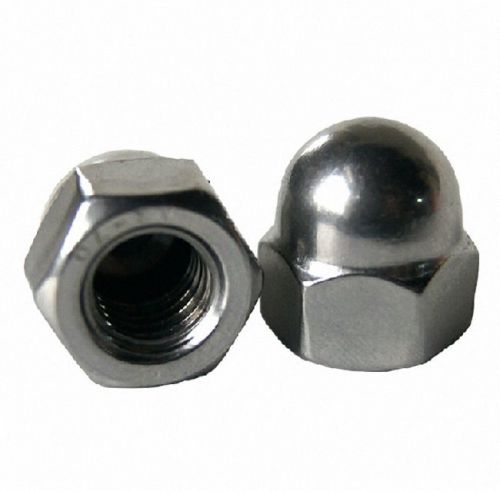 12pcs m10 x 1.5 stainless steel acorn hex nut right hand thread for sale