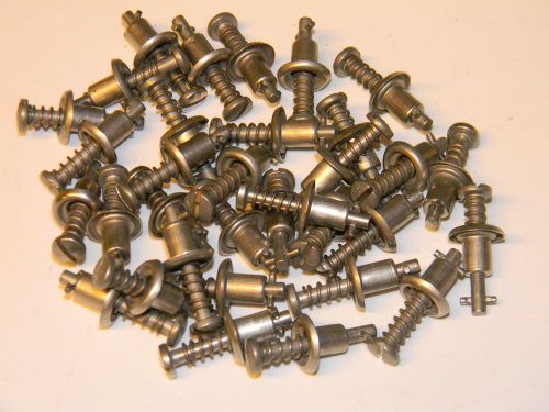 AVIATION/MARINE DZUS FASTENERS. 3/4&#034;, LOT OF 32pcs. 3/4&#034; PLYWOOD ACCESS  PANELS