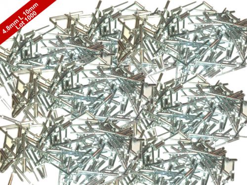 4.8mm dia(length-10mm) lot of 1000 standard open dome aluminum blind pop rivets for sale