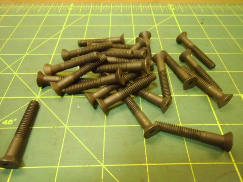 1/4-20 x 1-3/4 FLAT HEAD CAP SCREWS BLACK OXIDE (LOT OF 27) #53034