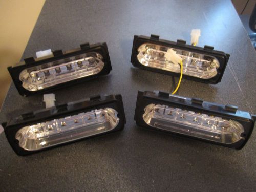 WHELEN LIBERTY LEDS 6 LED CLEAR LENS AMBER LOT OF 4