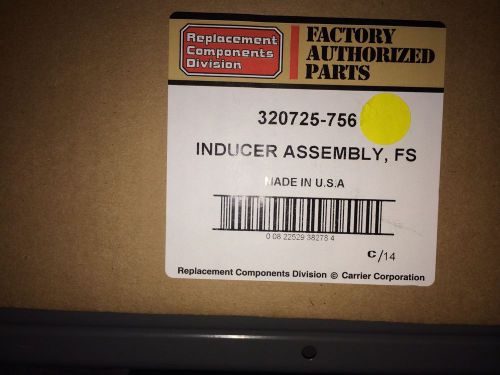 Carrier Bryant Payne OEM 320725-756 Draft Inducer Assembly NIB