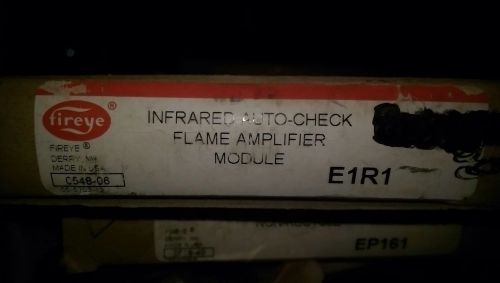 #159 fireye e1r1 infared auto check amplifier module nib for sale