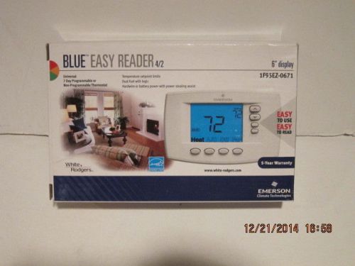 White-Rodgers 1F95EZ-0671 EZ Read Universal Programmable Thermostat F/SHIP, NISB