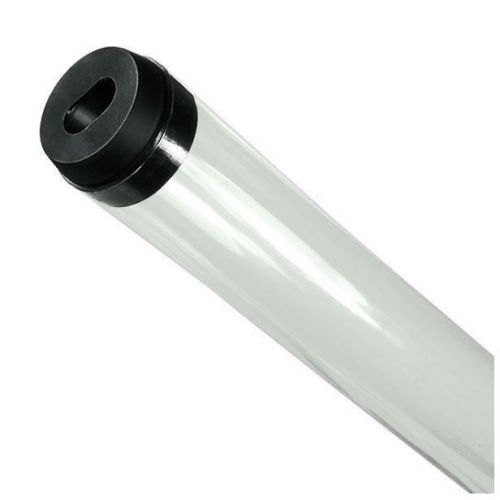 Fluorescent tube guards clear t12 4 ft foot with end caps 14668 for sale