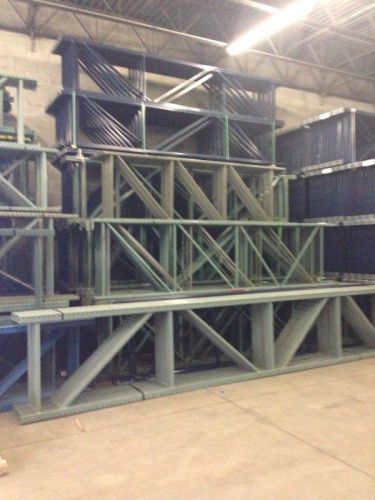 Used 42&#034; x 20&#039; pallet rack uprights