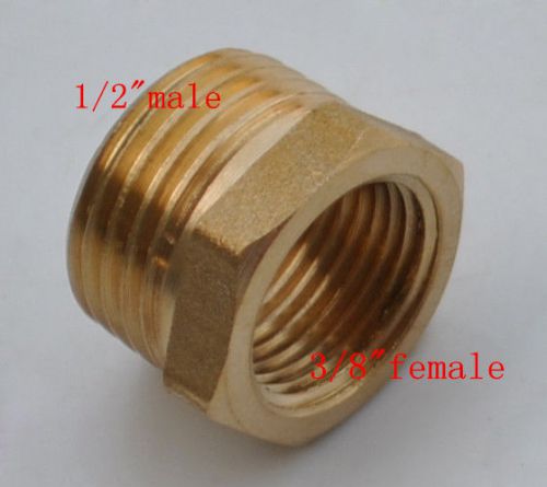 NPT G1/2&#034; male transfor 3/8&#034; female threads adapter 2pcs