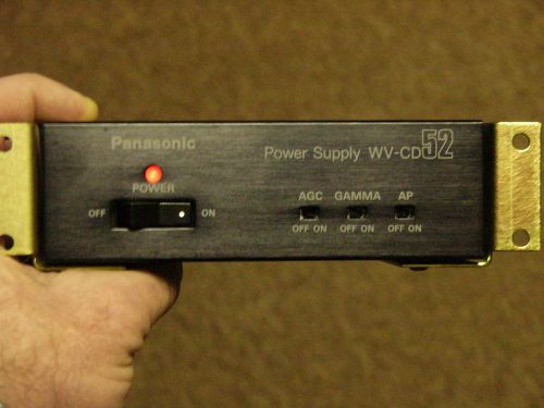 Panasonic wv-cd52 power supply for cctv camera wv-cd51 with rack mounts for sale